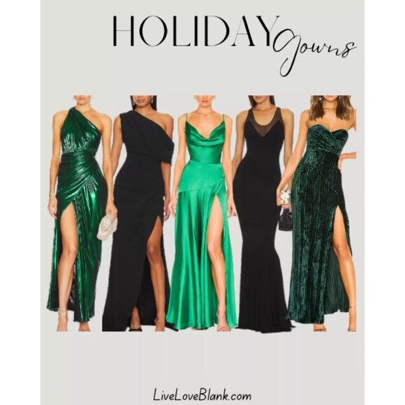 Green Asymmetrical Ruched One Shoulder Gown - Picture 12 of 15
